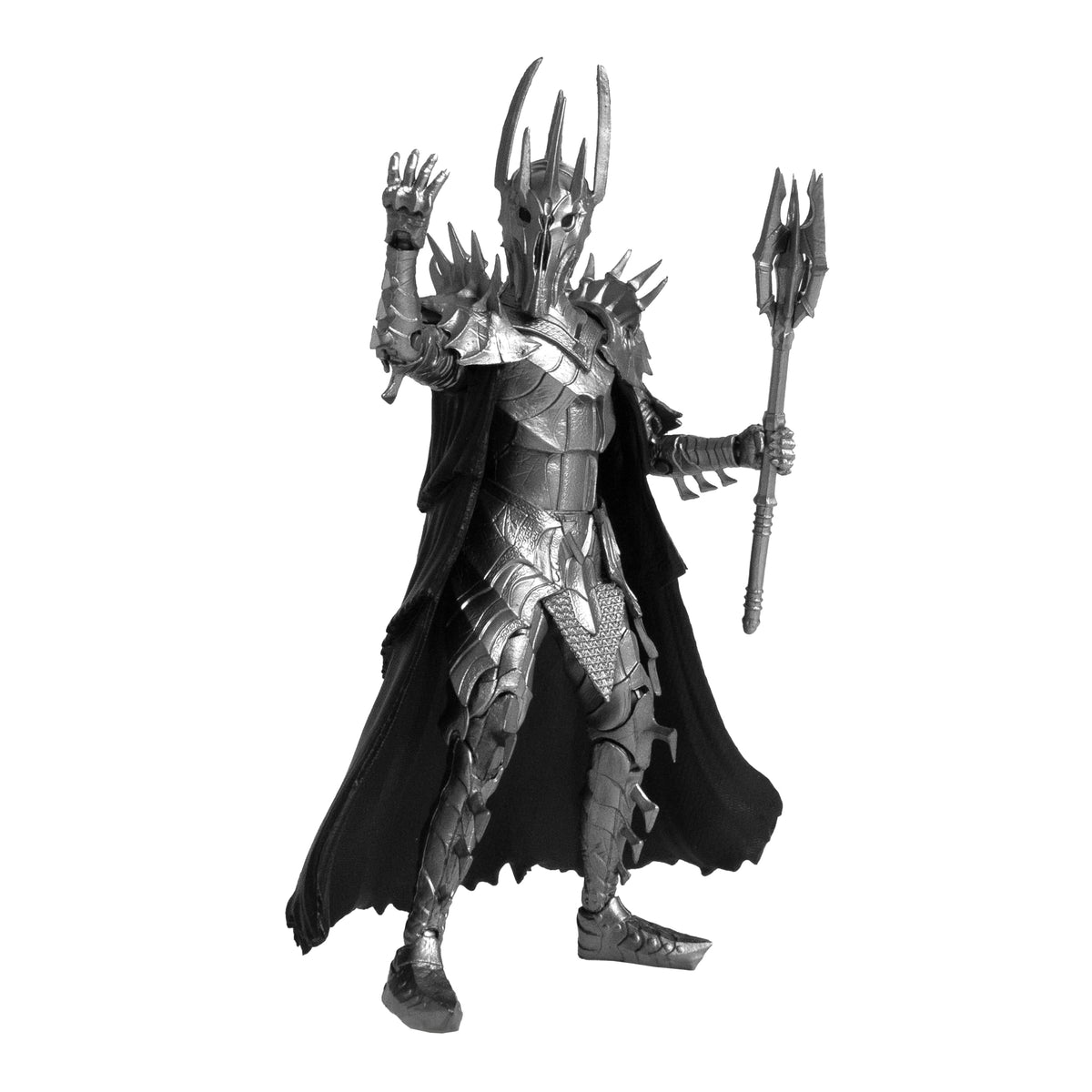 The Loyal Subjects Sauron BST AXN 5 action figure with mace for dramatic shelf display
