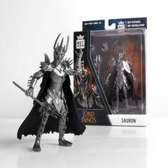 The Loyal Subjects Sauron BST AXN 5 window box with dioramic insert for display appeal