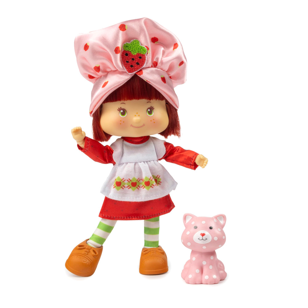 The Loyal Subjects Strawberry Shortcake 5-5 inch fashion doll, poseable for creative play.