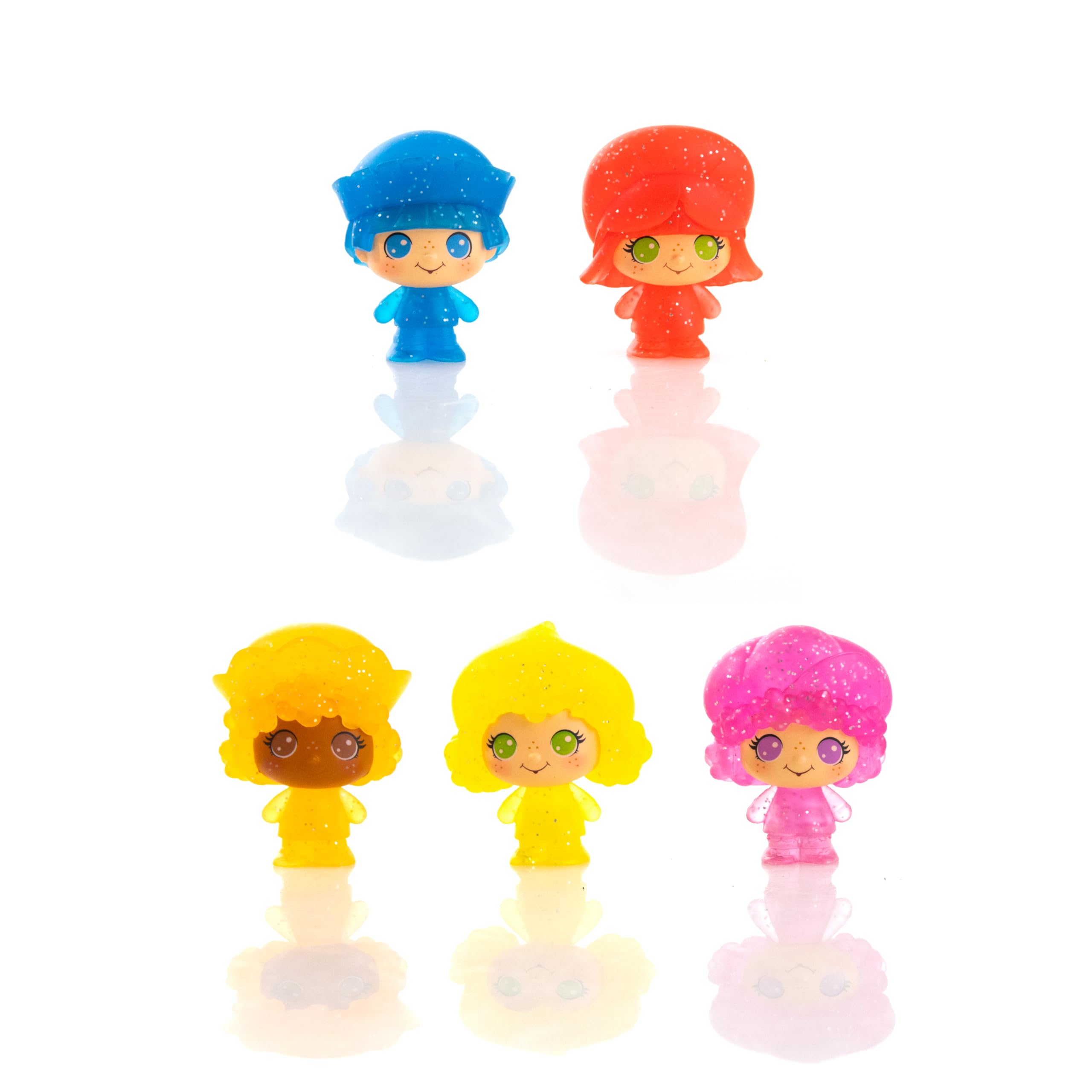 The Loyal Subjects Berry Besties Glitter figures with strawberry scent for display and gifting