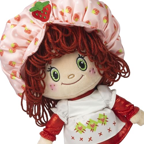 The Loyal Subjects Strawberry Shortcake embroidered face for timeless charm and cuddles.