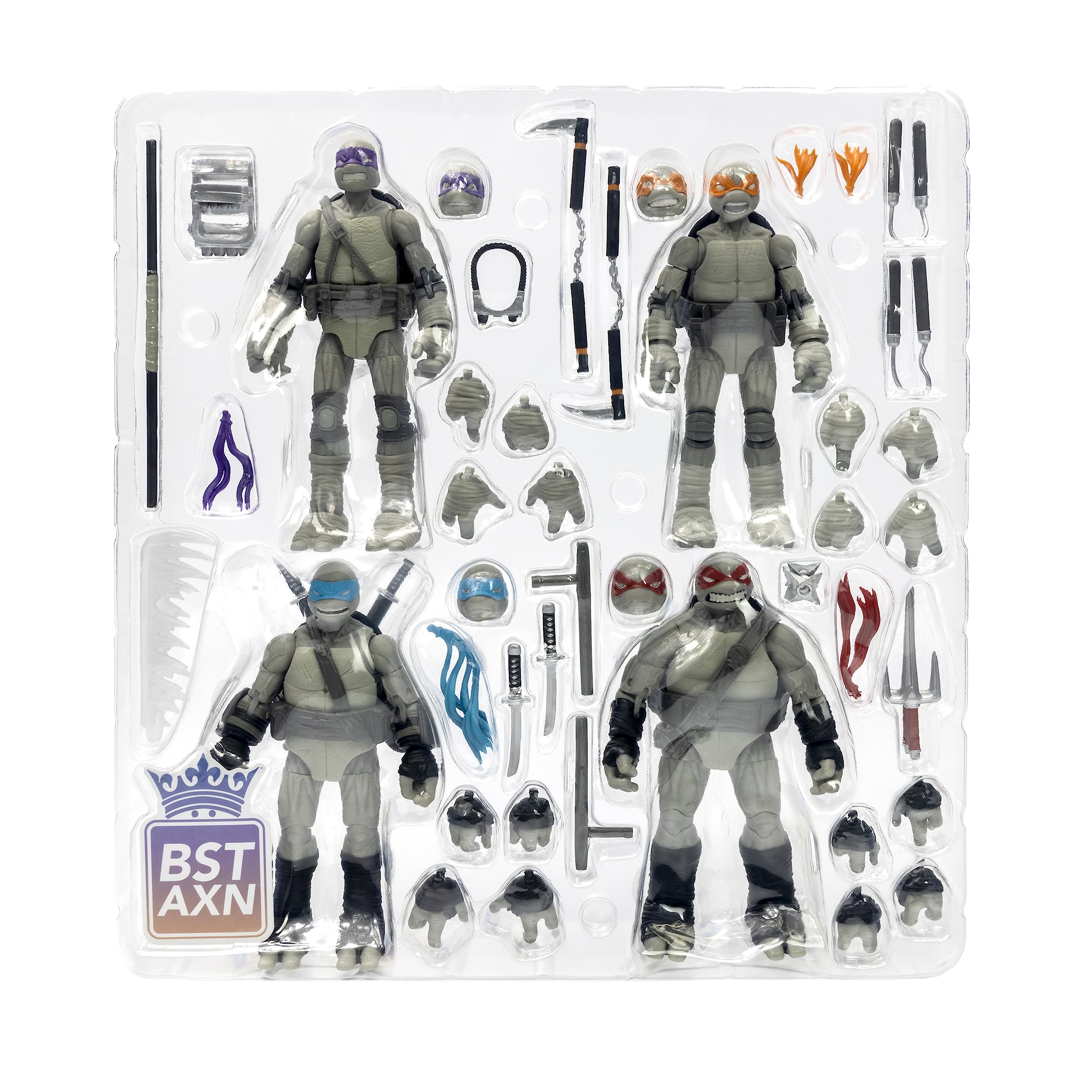 The Loyal Subjects TMNT backing card artwork by Santolouco for collectors