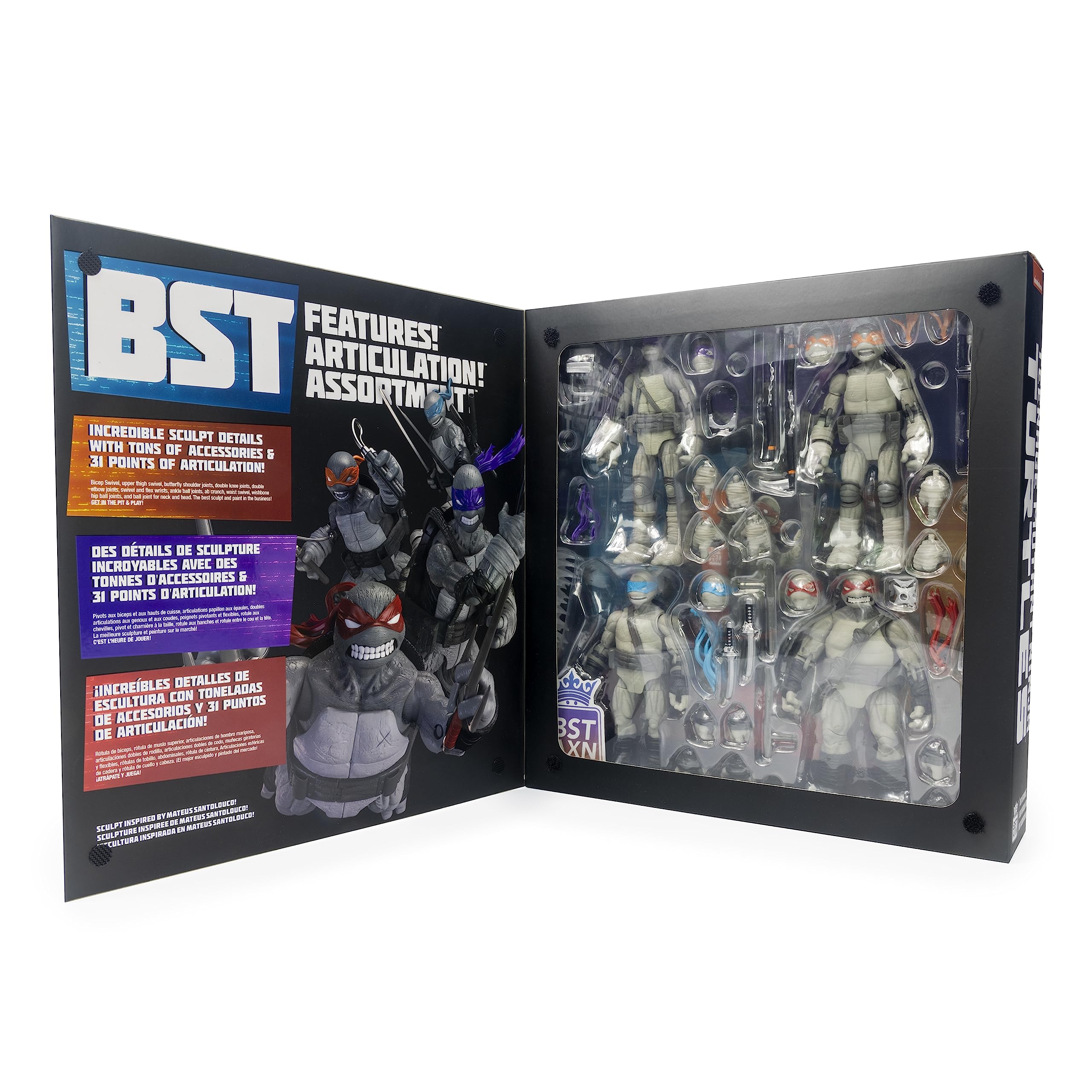 The Loyal Subjects TMNT Raphael twin sai accessory for versatile display