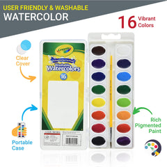 The Mega Deals brush set enables varied strokes for kids' art and beginners.