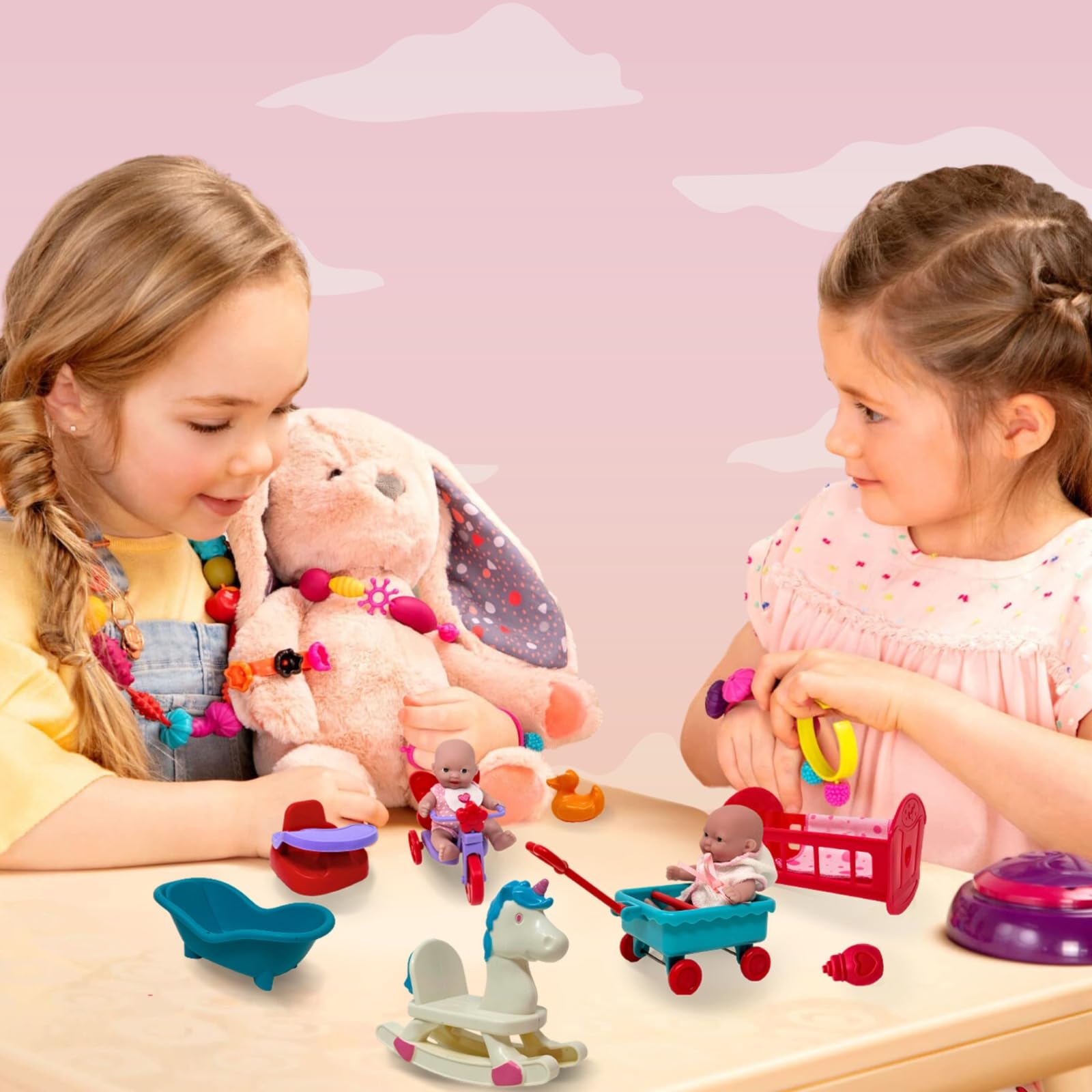 Doll bath tub with rubber ducks from The New York Doll Collection for bathtime fun