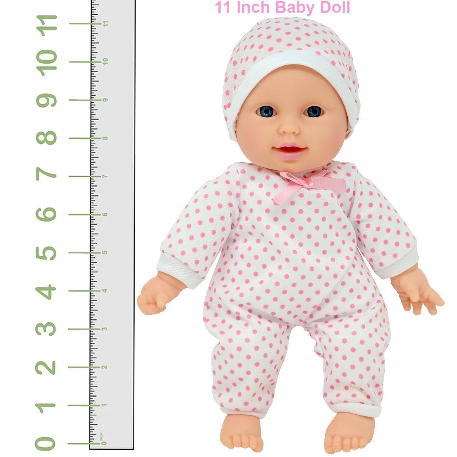 The New York Doll Collection safety-tested doll suitable for ages 3 and up