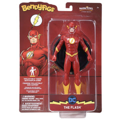 The Noble Collection BendyFigs Flash bendable figure enables versatile superhero posing.