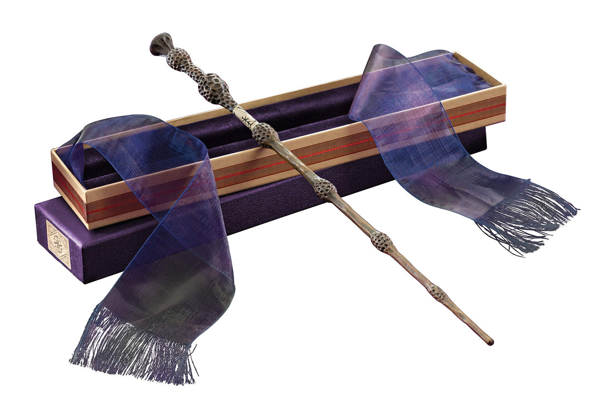 The Noble Collection Elder Wand prop with authentic detail for display and collection
