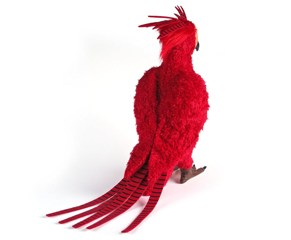 Wings spread pose enhances dynamic display on the plush