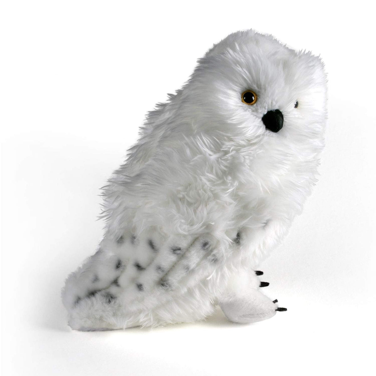 The Noble Collection Hedwig Plush front view, soft texture for cozy display.