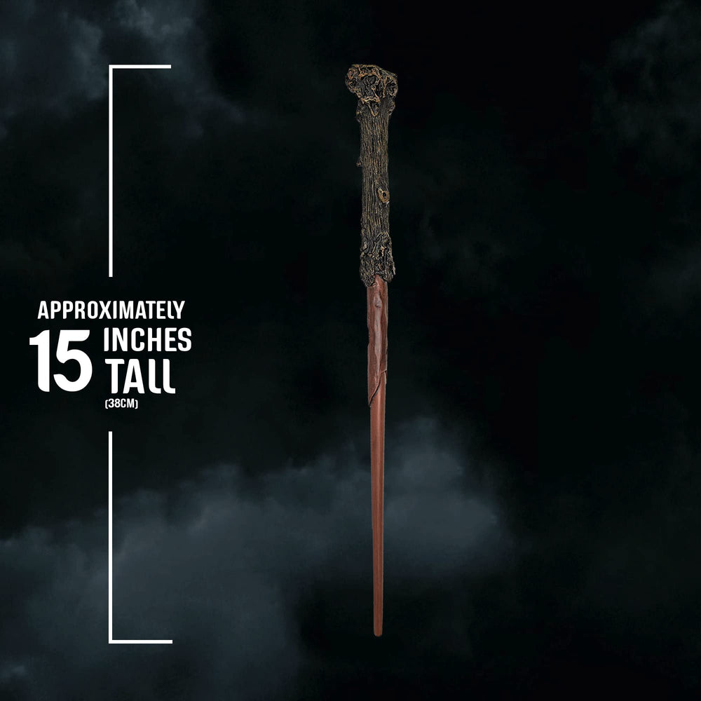 The Noble Collection 14-inch Harry Potter wand ready for collection or cosplay.