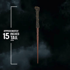 The Noble Collection 14-inch Harry Potter wand ready for collection or cosplay.