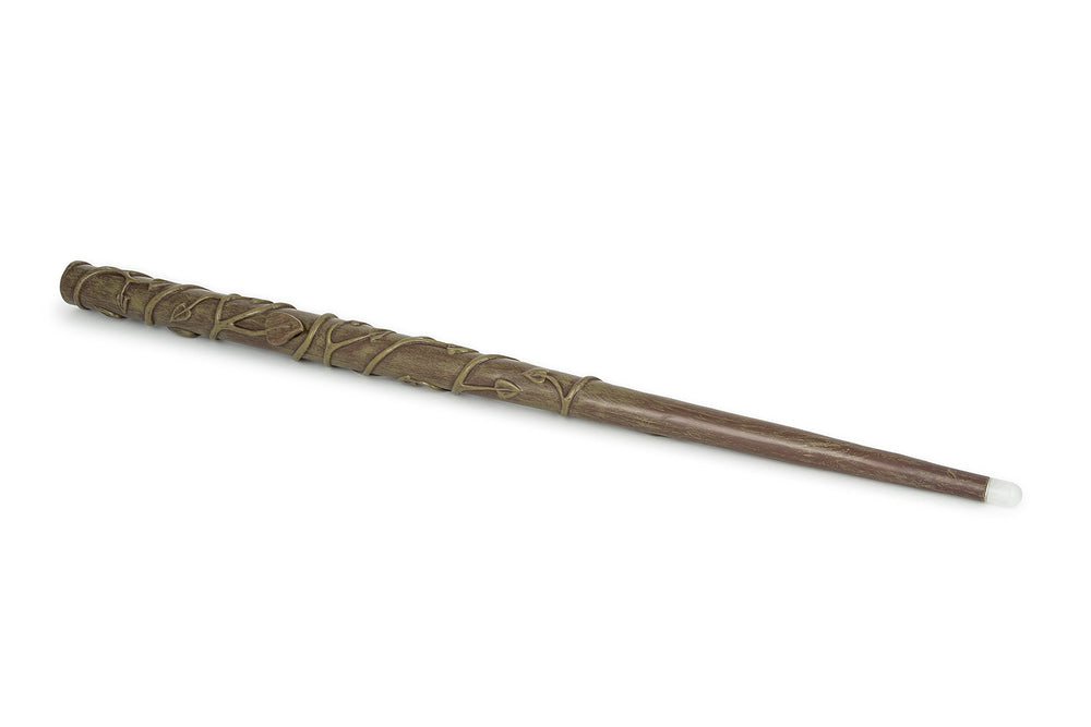 The Noble Collection Hermione Wand off mode displayed for stable display