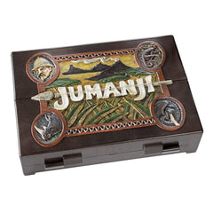 The Noble Collection Jumanji tokens highlight collectible game pieces.