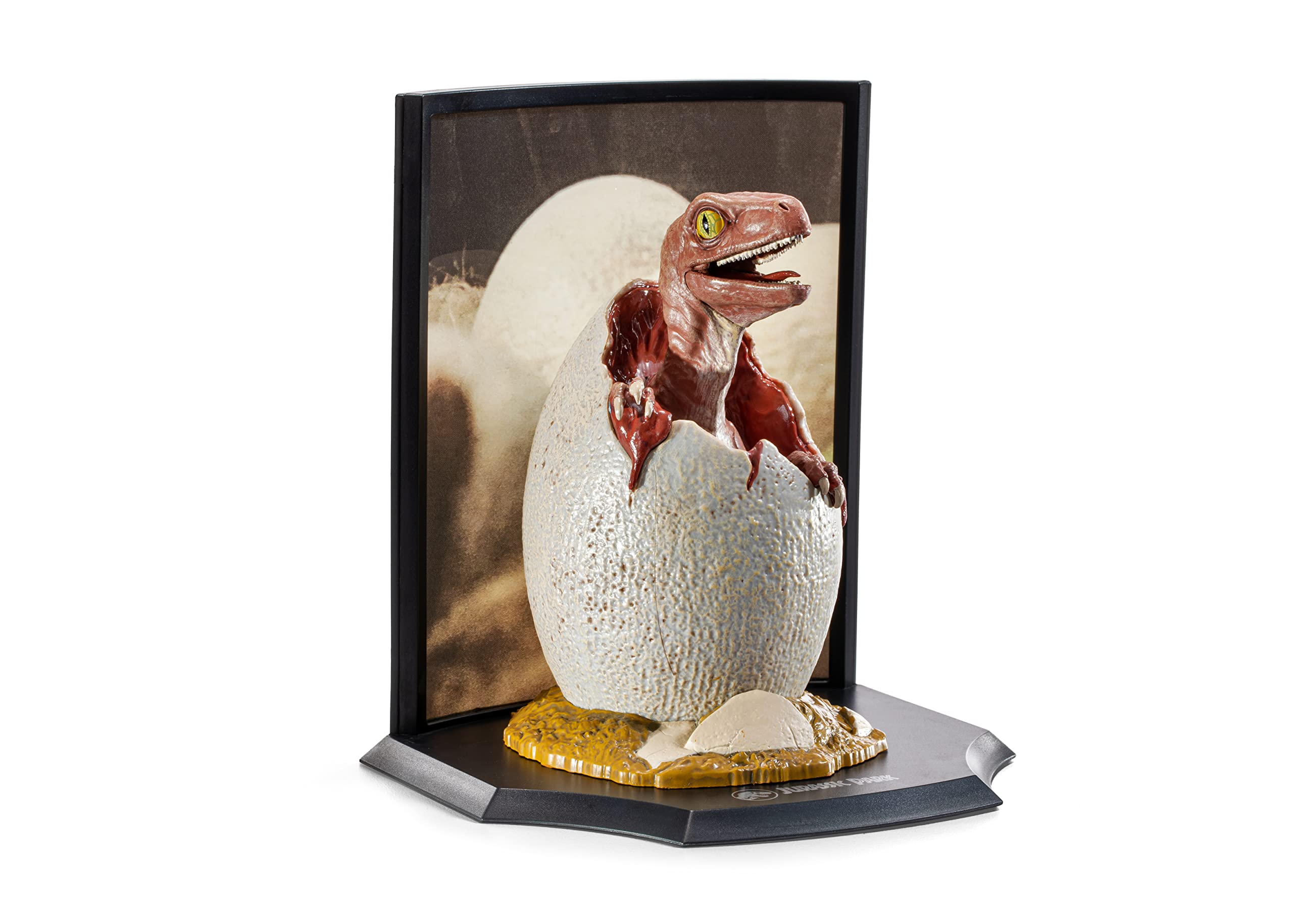 Side-angle view highlights the egg and backdrop details.