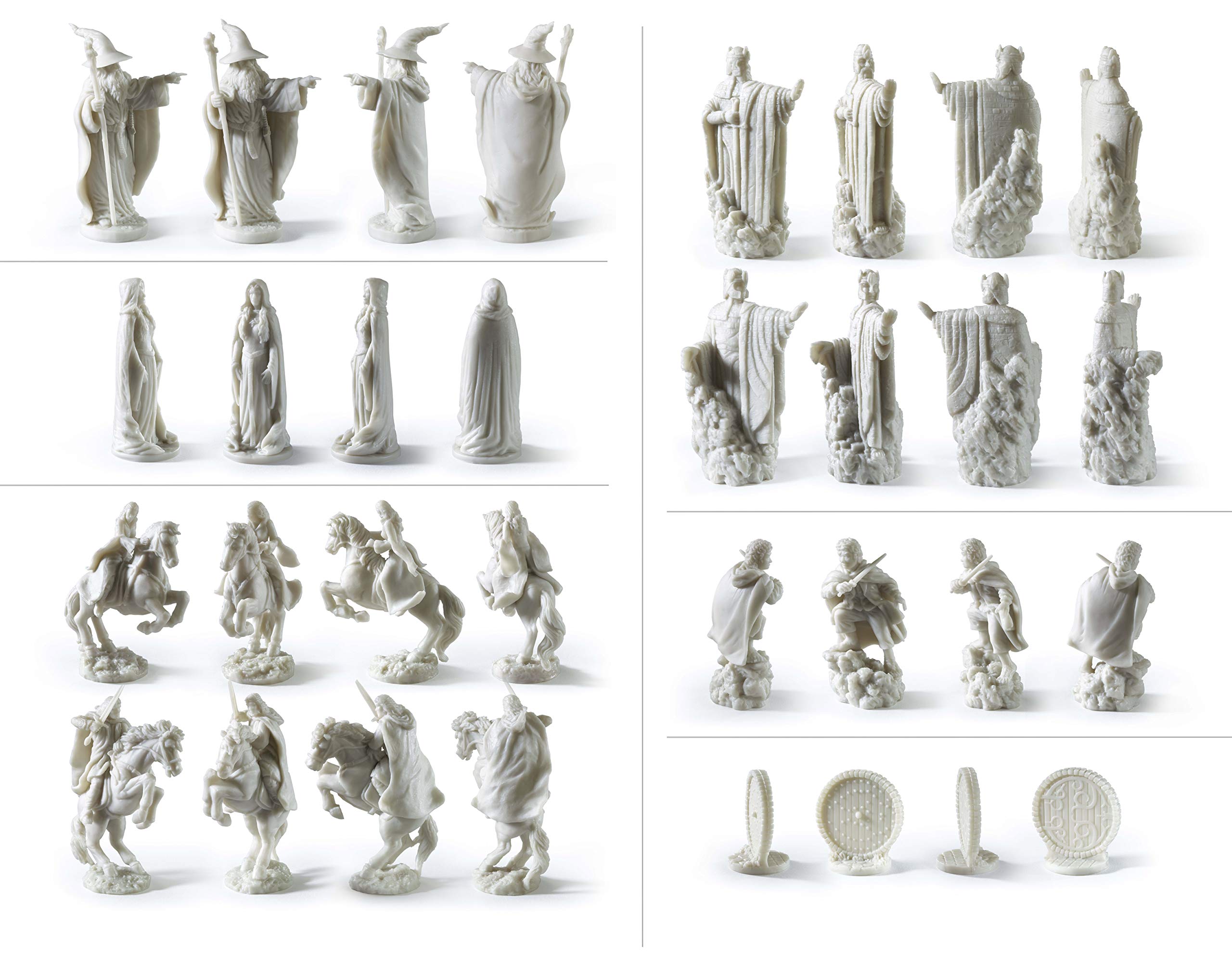 The Noble Collection Gollum figure brings memorable character detail to the set.