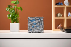 The Noble Collection Minecraft Diamond Ore LED with pulse mode, ideal for dorm rooms and shelves.