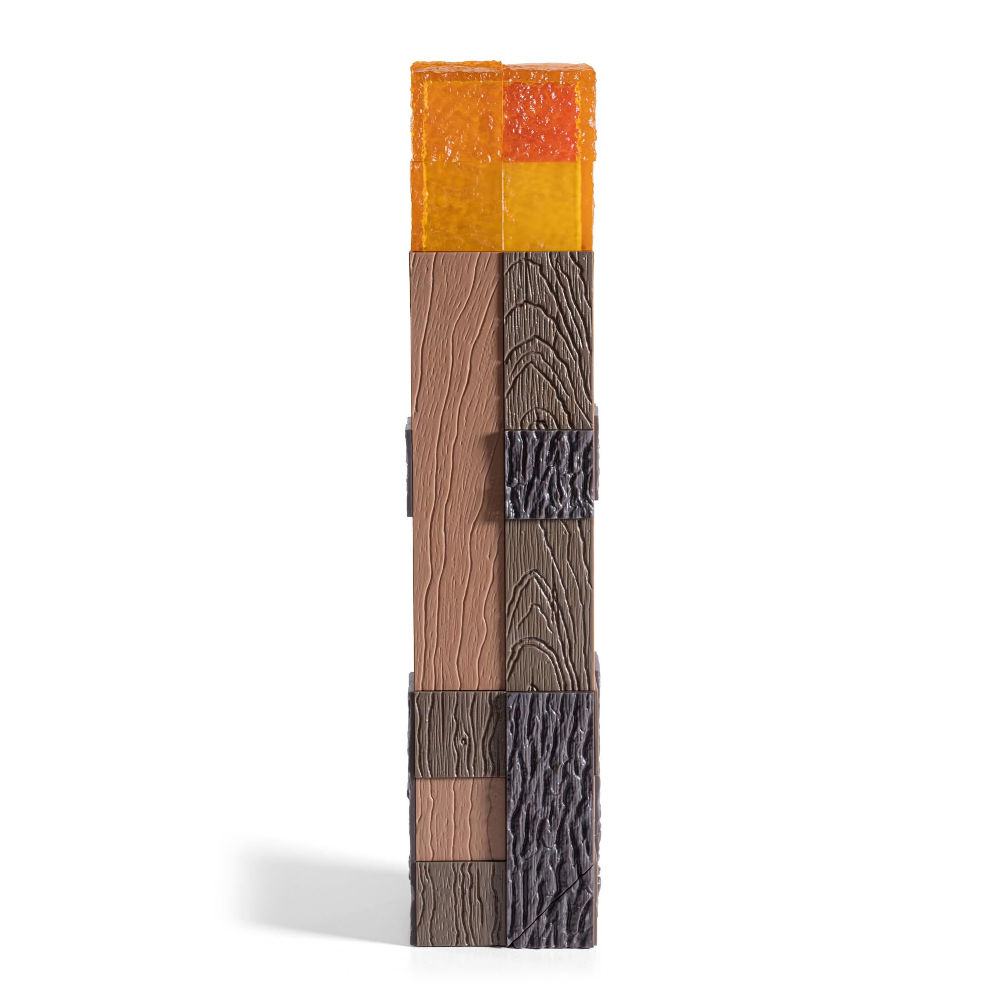 The Noble Collection Minecraft Torch Illuminating Collector wall mount with screws included for quick installation.