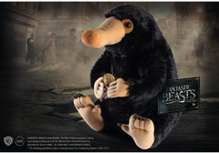 The Noble Collection Niffler Plush full-body view highlights compact 13-inch height.