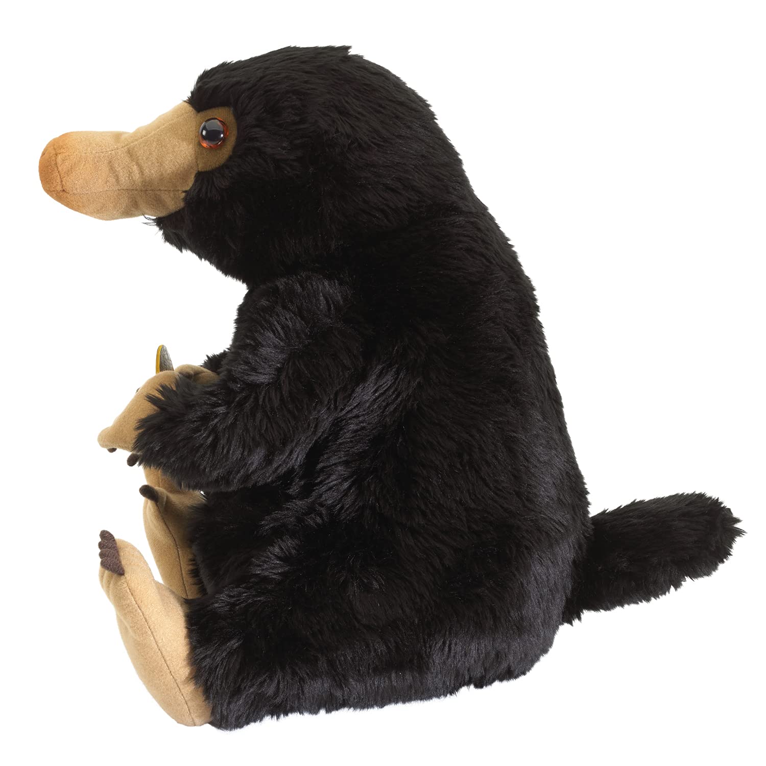 The Noble Collection Niffler Plush sitting pose ready for cozy display.