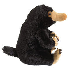 The Noble Collection Niffler Plush texture detail showcases soft plush material.