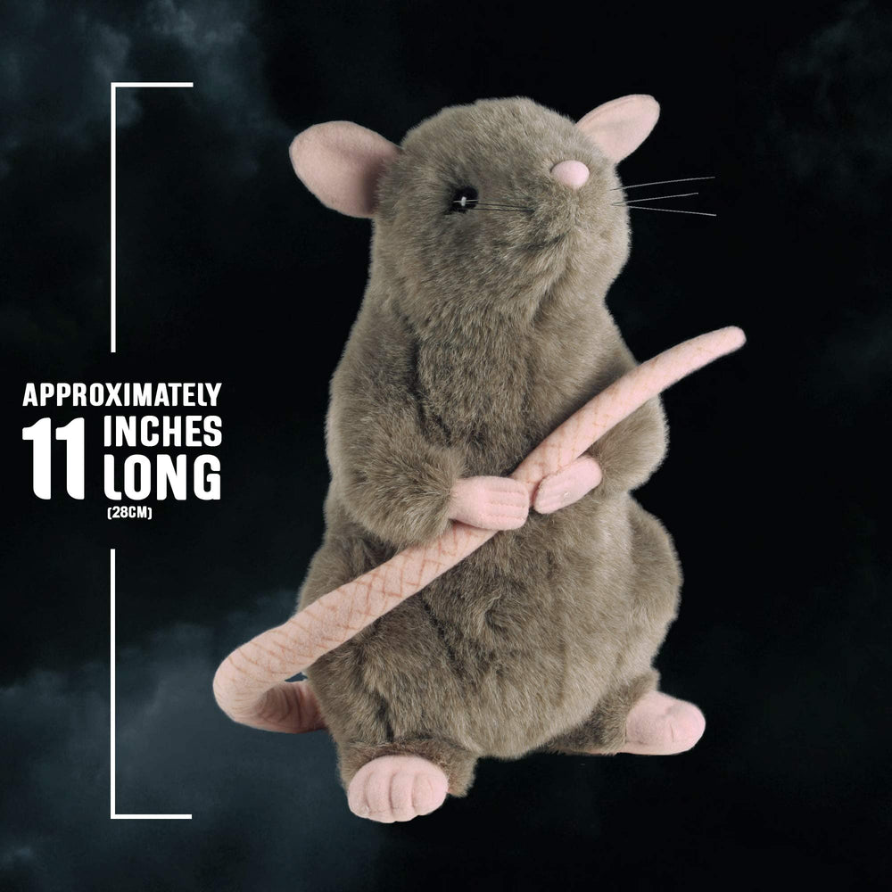 The Noble Collection Scabbers plush soft fabric offers a cozy, huggable companion.