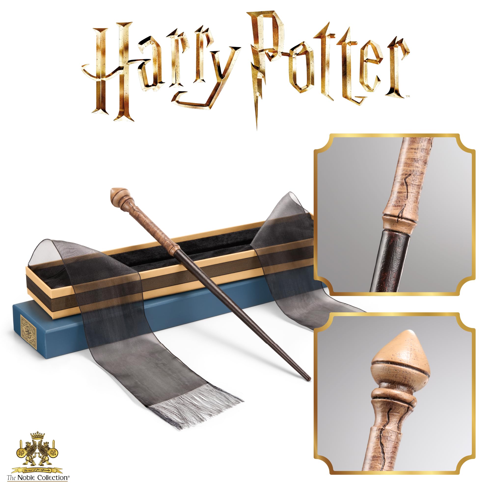 The Noble Collection wand collection display ideas for Harry Potter fans