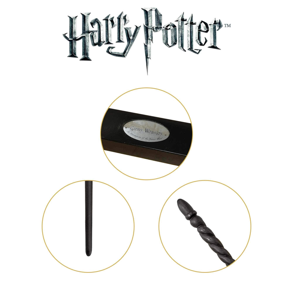 The Noble Collection Ginny Weasley wand for collectors aged 14 plus.