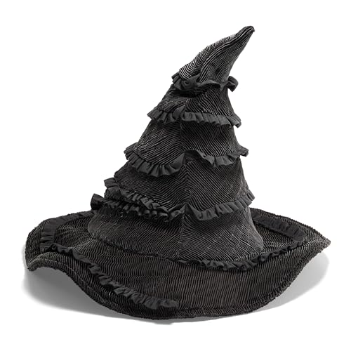 The Noble Collection Wicked Elphaba's Hat in use, ideal for age-appropriate play.