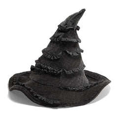 The Noble Collection Wicked Elphaba's Hat in use, ideal for age-appropriate play.