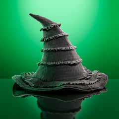 The Noble Collection Wicked Elphaba's Hat packaging, gift-ready display.