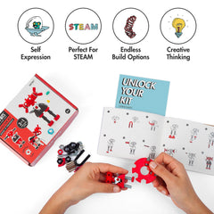 Illustrated assembly guide from The Off Bits ArtBit supports easy building.