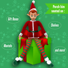 The Original Elf Christmas tree decoration adds charm to your evergreen.