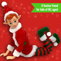 The Original Elf gift-boxed elf doll ready for gifting.