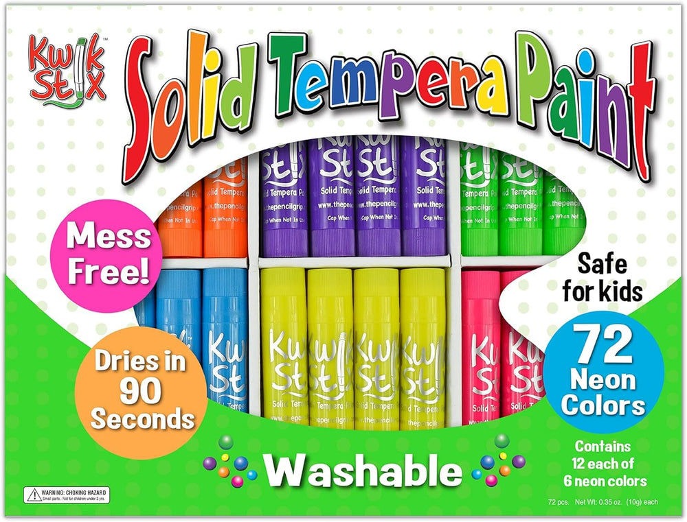 AP Seal and non-toxic design support safe creative exploration with Kwik Stix.
