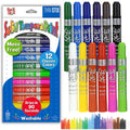 The Pencil Grip Kwik Stix twist-action sticks for mess-free coloring.