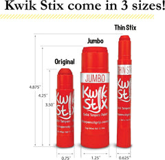 Washable cleanup makes Kwik Stix ideal for spontaneous crafts.