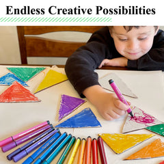 The Pencil Grip Magic Tri Stix includes 12 global skin tone markers for inclusive projects.