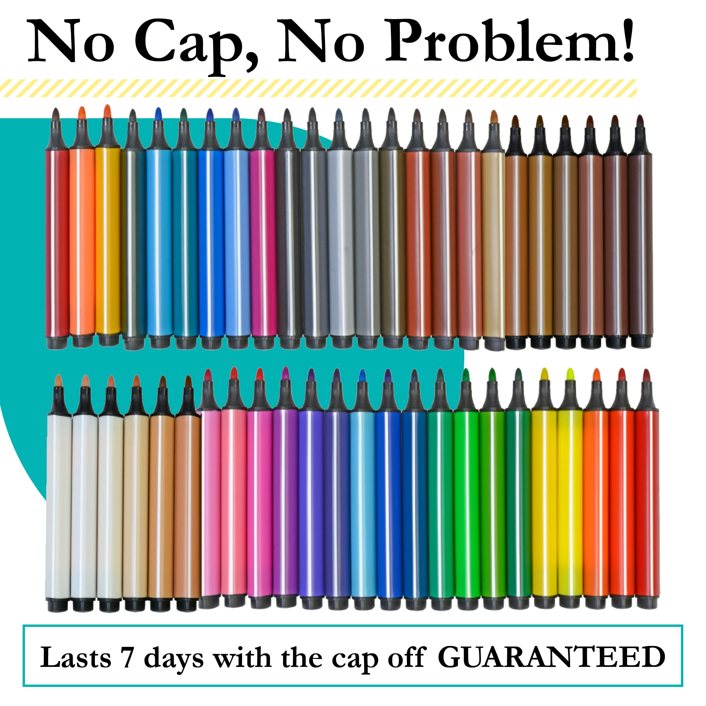 The Pencil Grip Magic Tri Stix showcases 36 rainbow colors for vibrant classroom art.