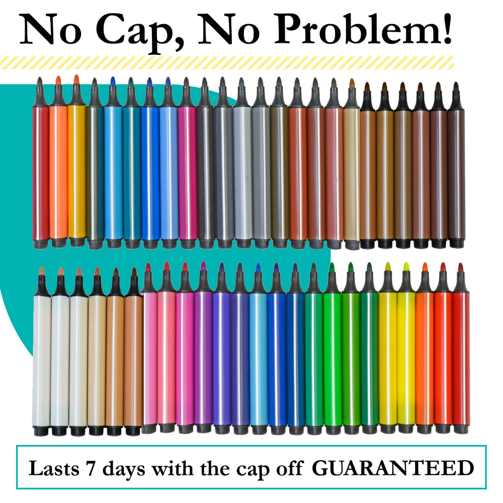 The Pencil Grip Magic Tri Stix showcases 36 rainbow colors for vibrant classroom art.