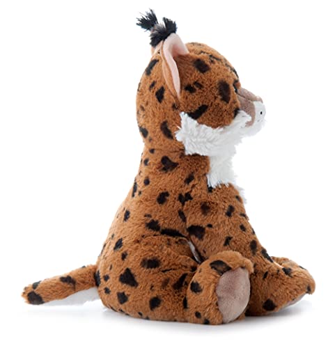 The Petting Zoo Bobcat 12-inch plush, great for sharing secrets and adventures.