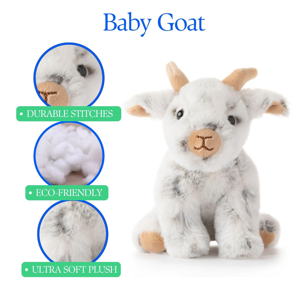 The Petting Zoo goat stuffed toy is a thoughtful baby gift idea