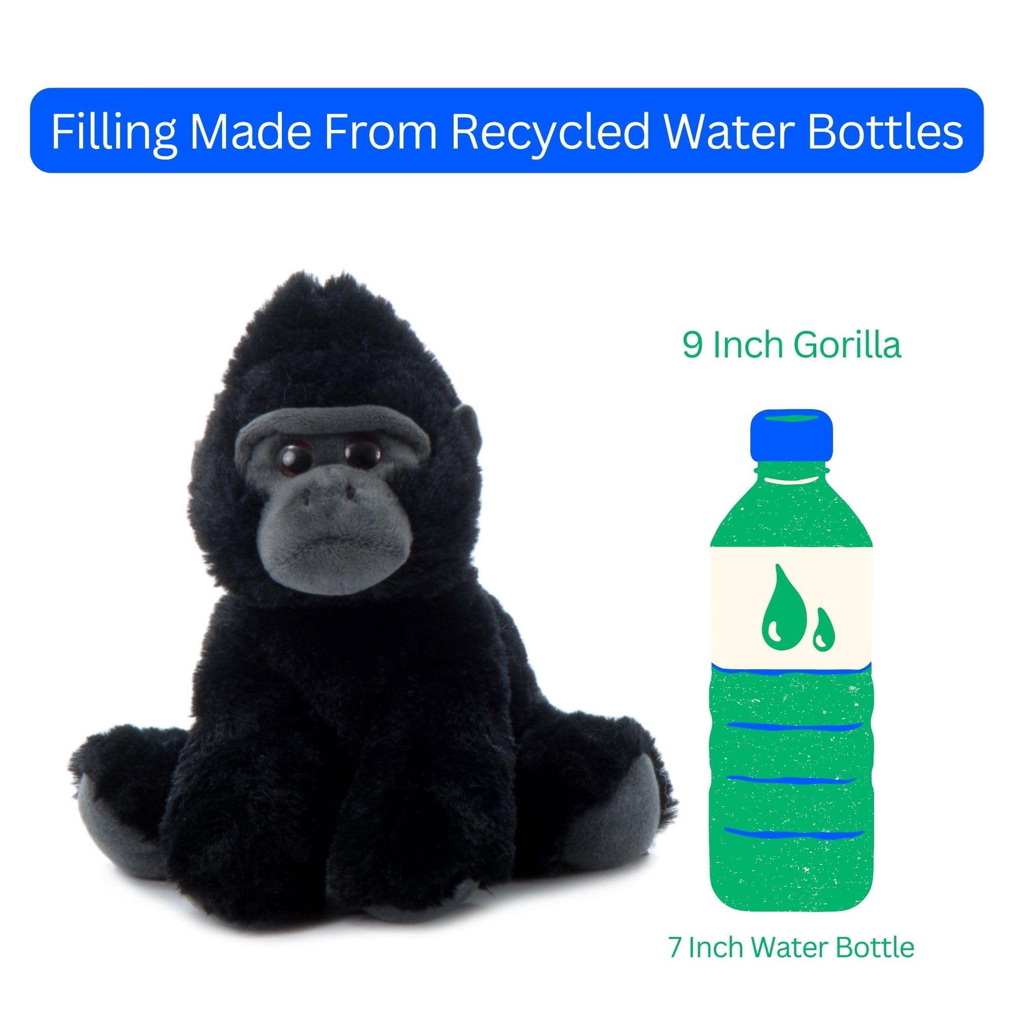 The Petting Zoo gorilla playtime chest-beat pose inspires storytelling.