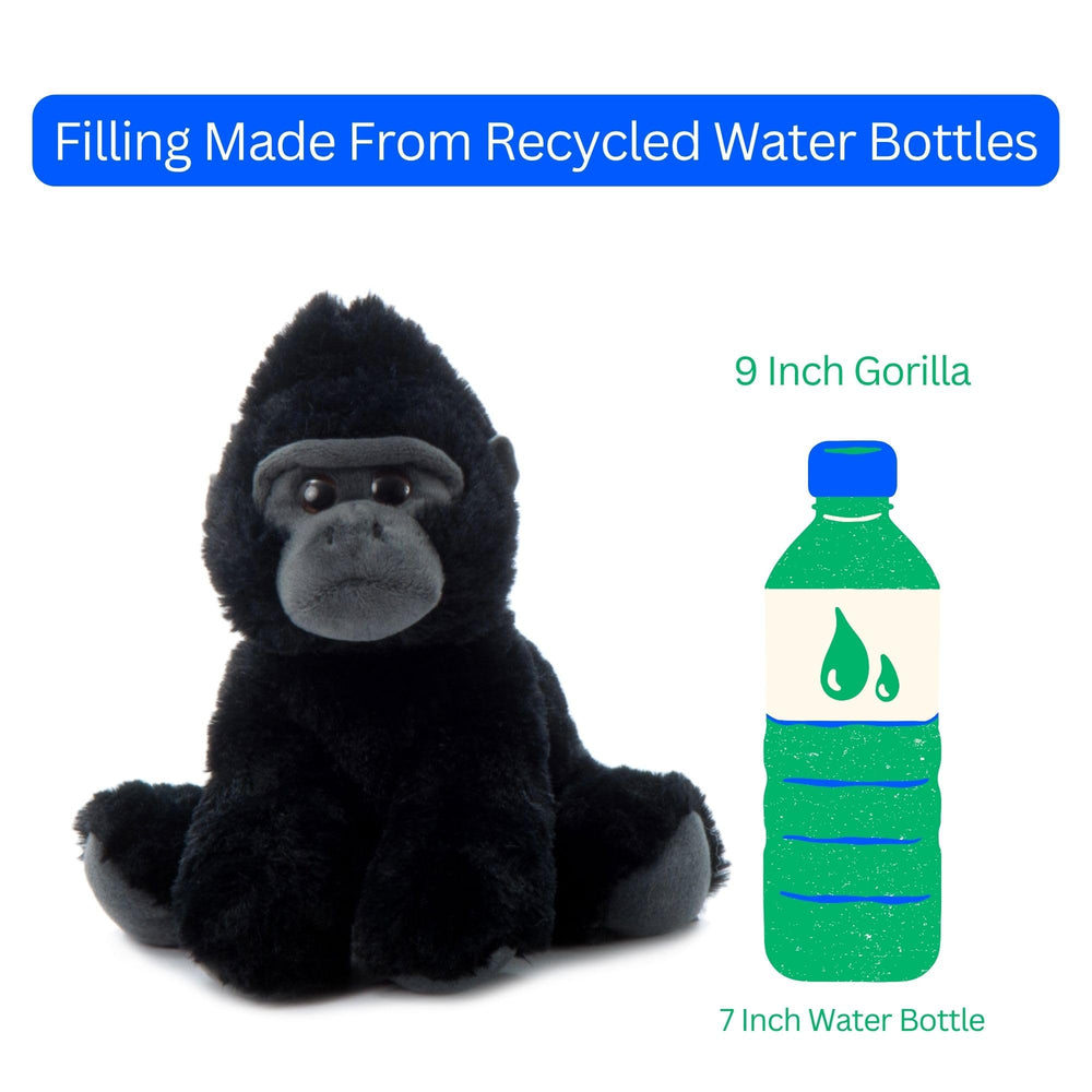The Petting Zoo gorilla playtime chest-beat pose inspires storytelling.
