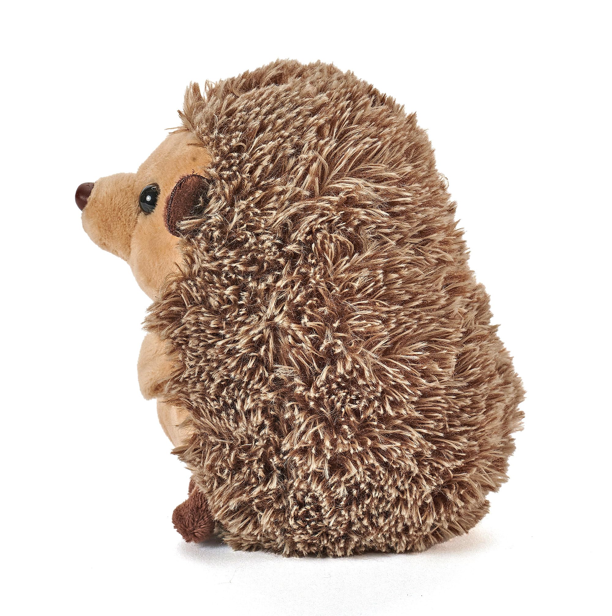 The Petting Zoo hedgehog plush close-up nose, charming toddler favorite.