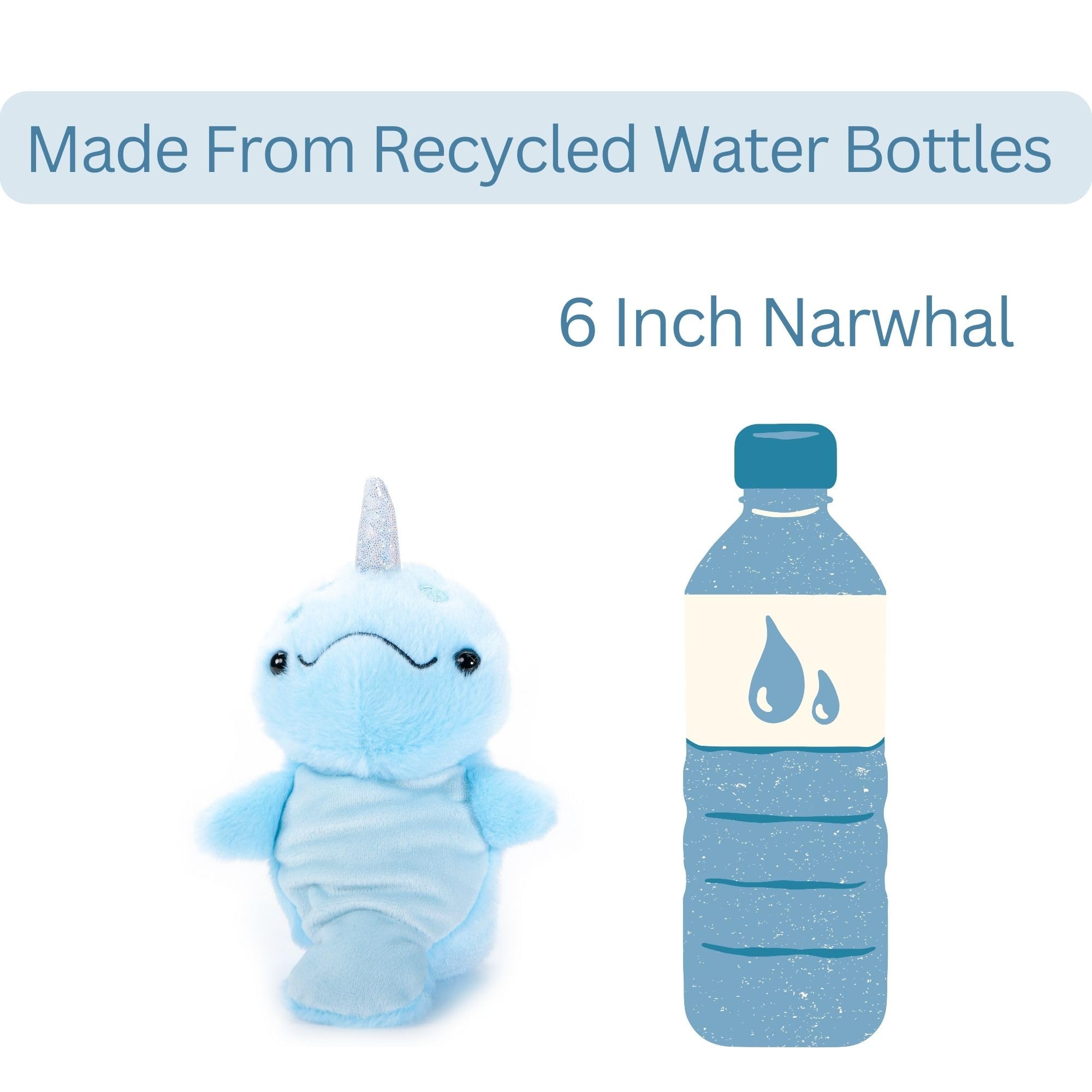 The Narwhal plush makes a charming gift for birthdays or classrooms.