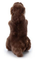 The Petting Zoo River Otter plush ear closeup highlights cute features