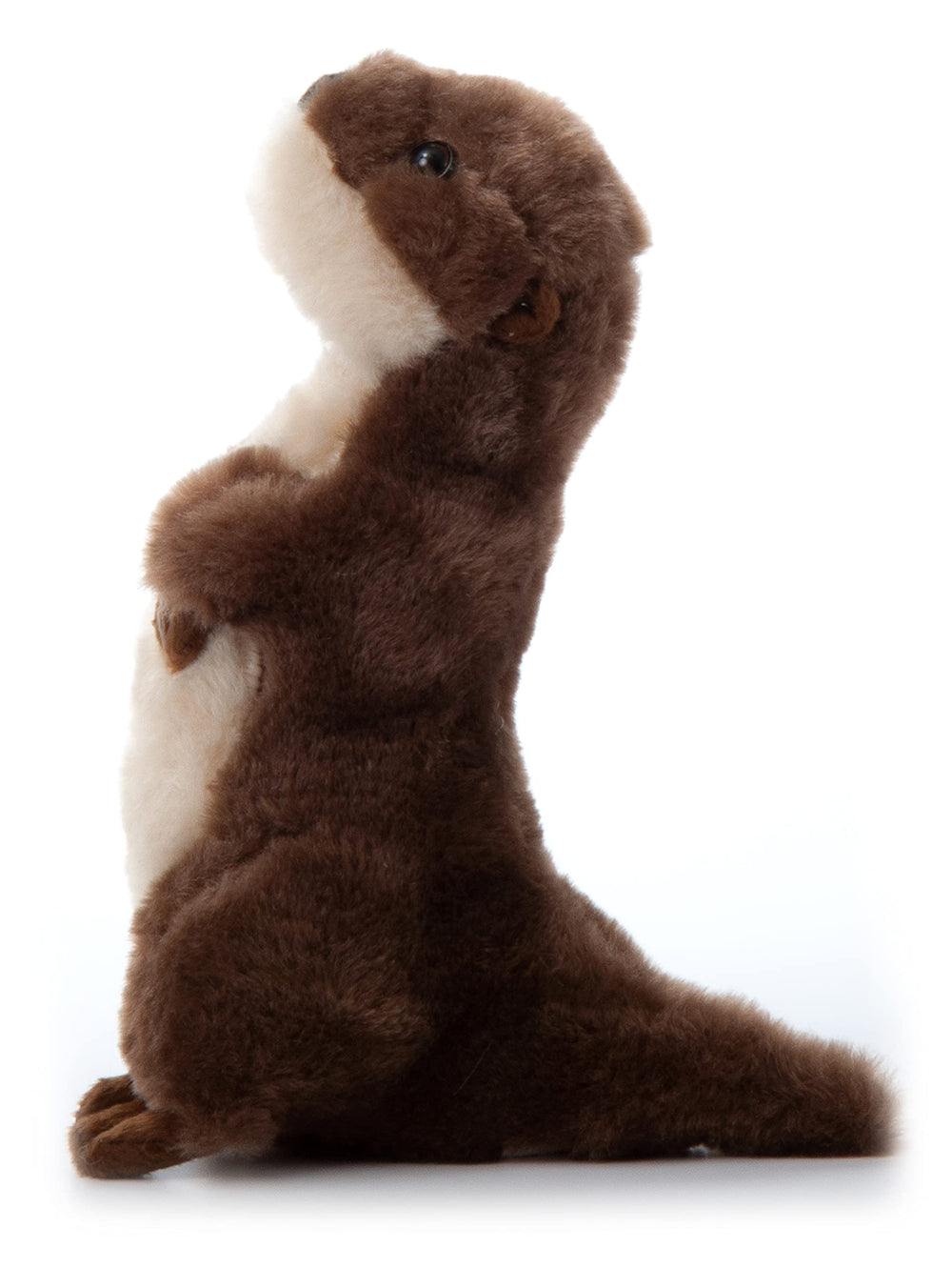 The Petting Zoo River Otter plush eyes spark curiosity during pretend adventures
