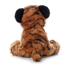 The Petting Zoo tiger stuffed animal with durable stitching for years of play.