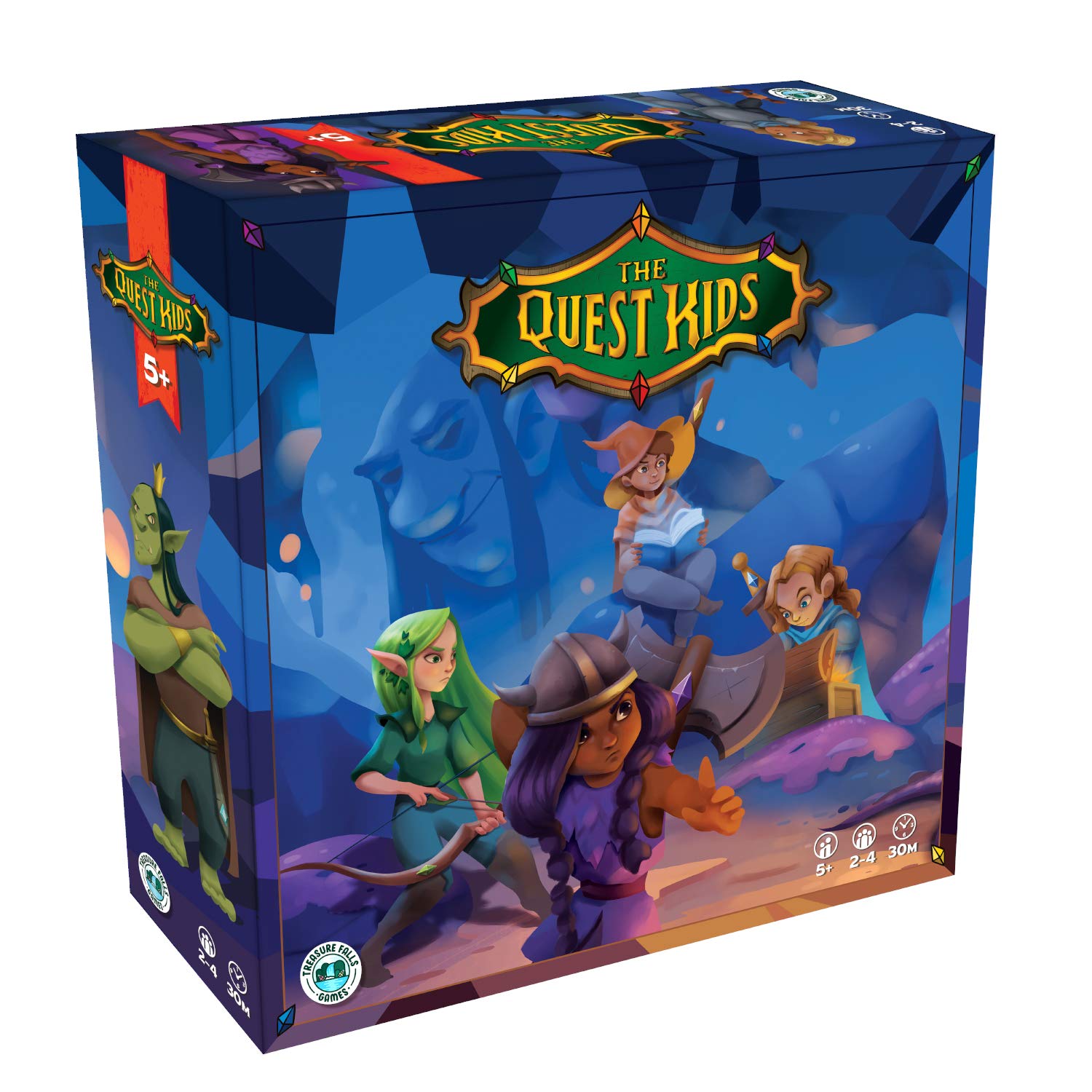 The Quest Kids playset shows the Tolk's Cave entrance, inviting family adventure and imaginative play.